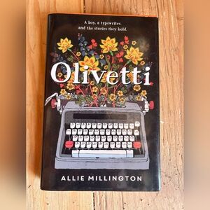 Olivetti Book with Floral Typewriter Cover
